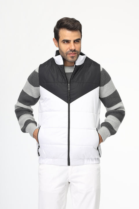 Regular Fit Vest White