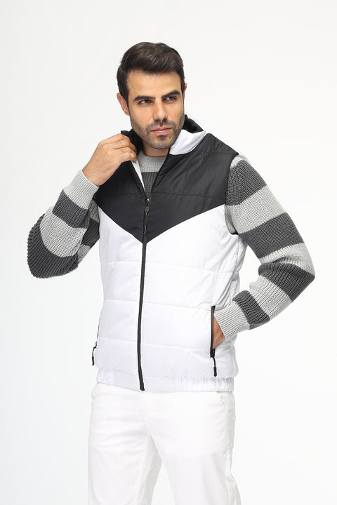 Regular Fit Vest White