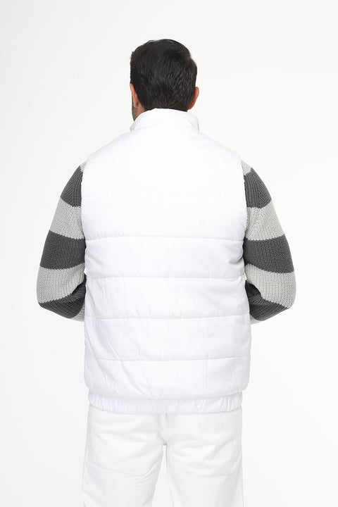 Regular Fit Vest White
