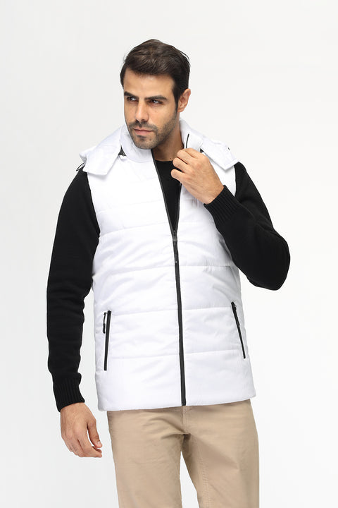 Regular Fit Vest White