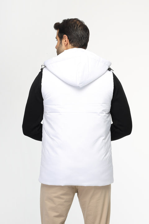 Regular Fit Vest White