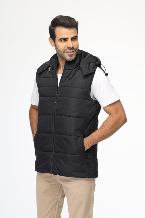 Regular Fit Vest Black