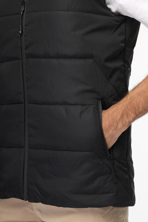 Regular Fit Vest Black