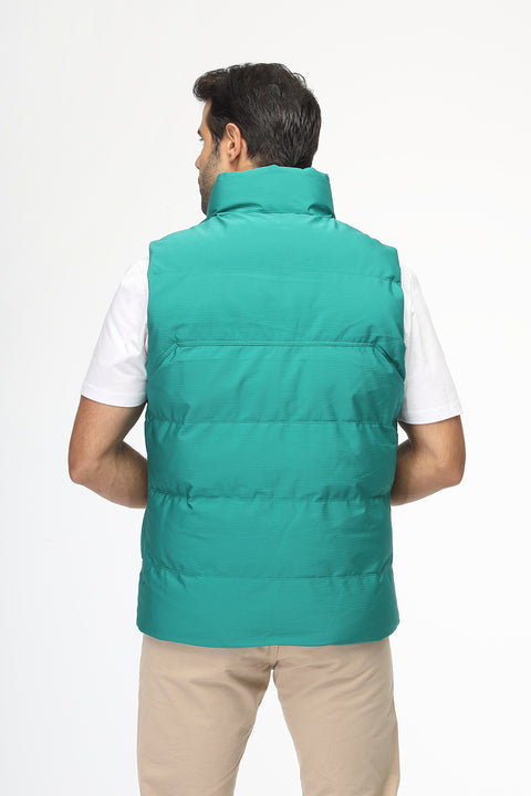 Slim Fit Vest Light Green