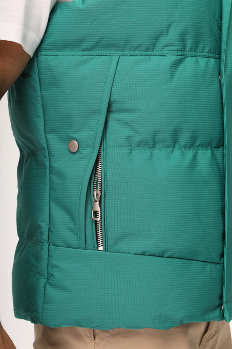 Slim Fit Vest Light Green