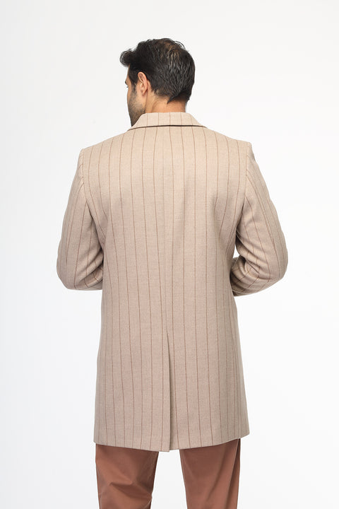 Regular Fit Coat Beige