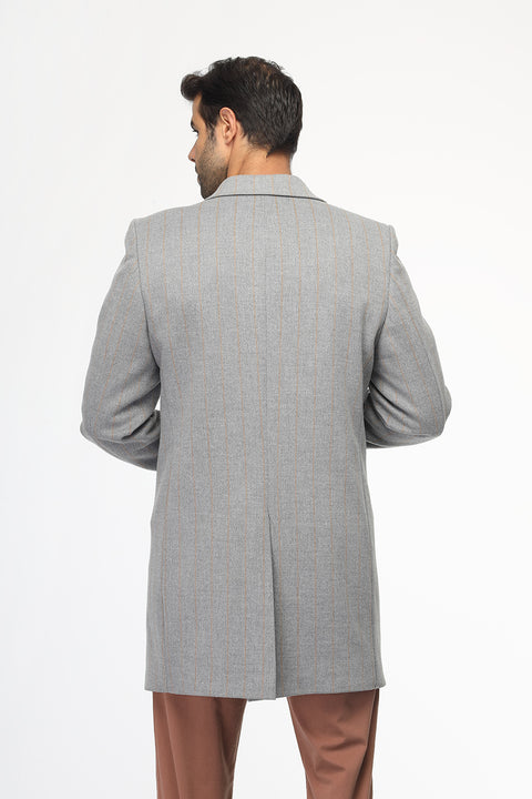 Regular Fit Coat Gray