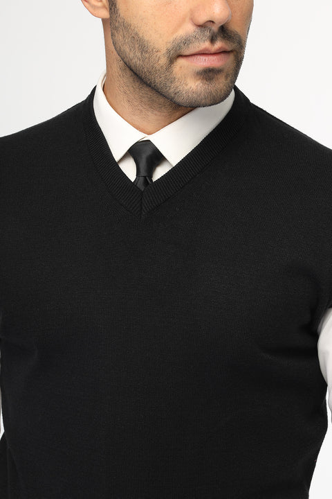Slim Fit Gilet Black