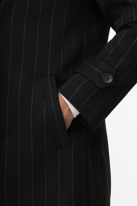 Regular Fit Coat Black