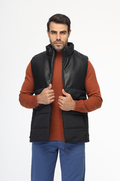 Regular Fit Vest Black