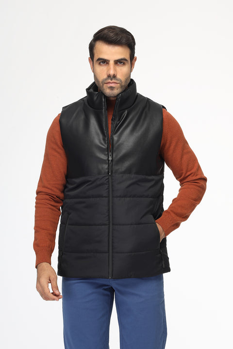 Regular Fit Vest Black