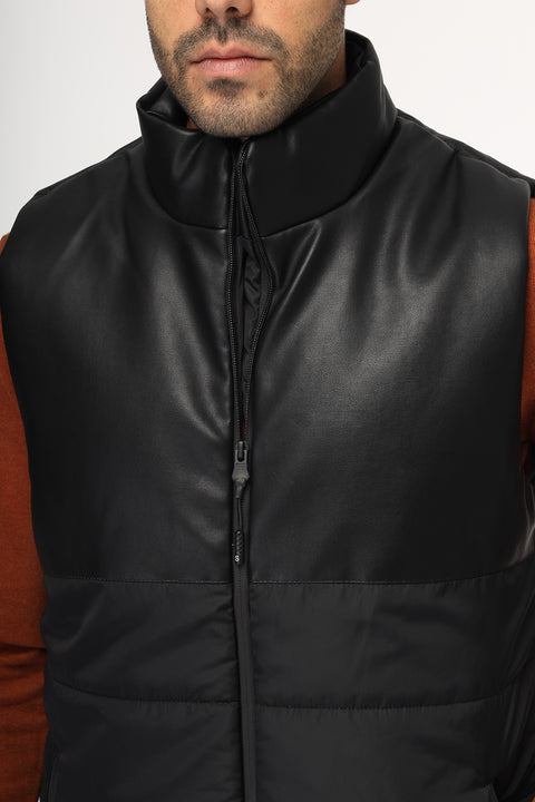 Regular Fit Vest Black