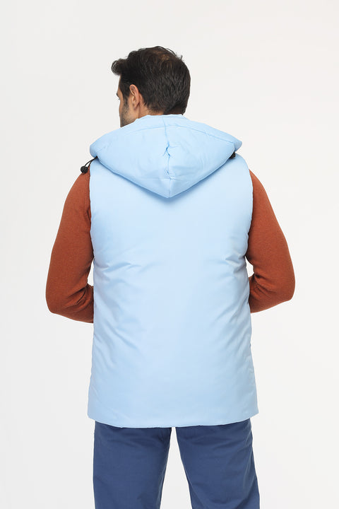 Regular Fit Vest Light Blue