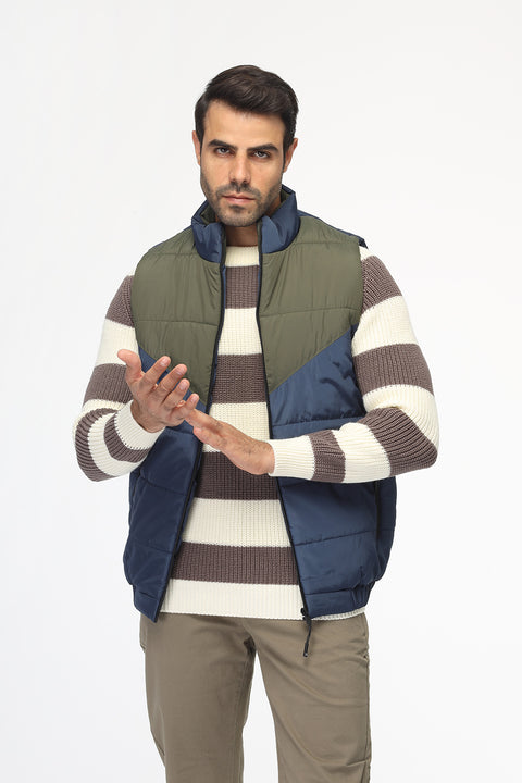 Regular Fit Vest Green