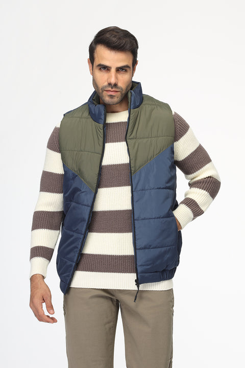Regular Fit Vest Green