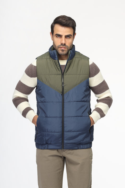 Regular Fit Vest Green