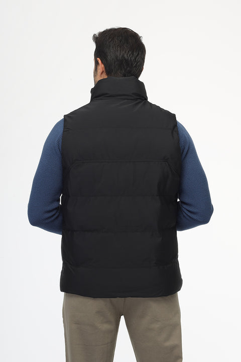 Slim Fit Vest Black