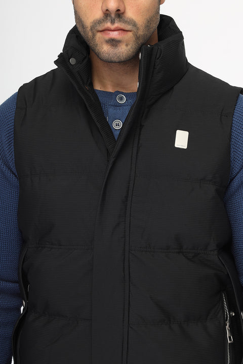 Slim Fit Vest Black