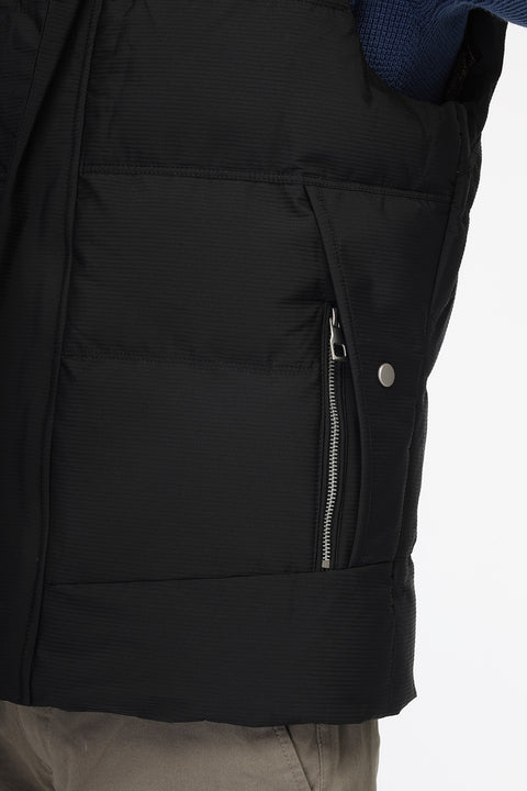 Slim Fit Vest Black