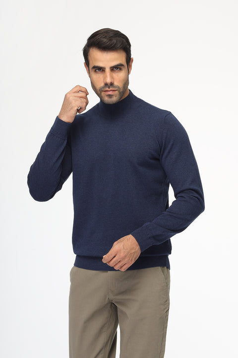 Regular Fit Pullover Dark Blue