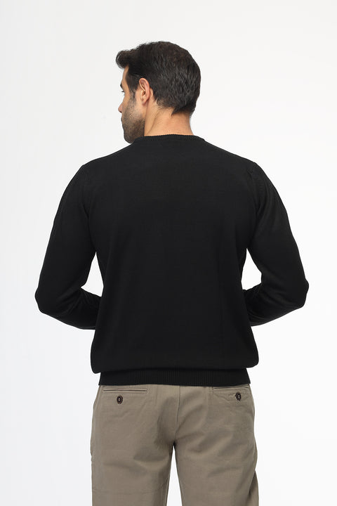 Regular Fit Pullover Black