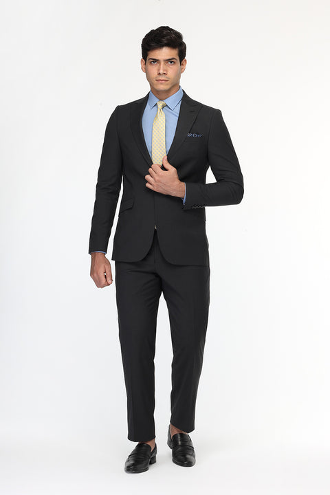 Slim Fit Suit Gray