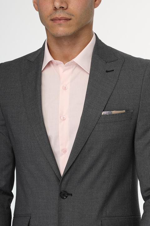 Slim Fit Suit Gray
