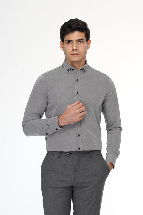 Slim Fit Shirt Black