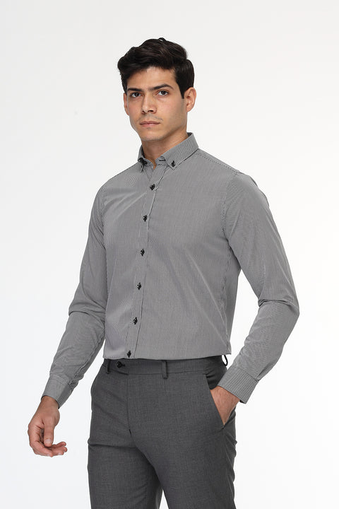 Slim Fit Shirt Black