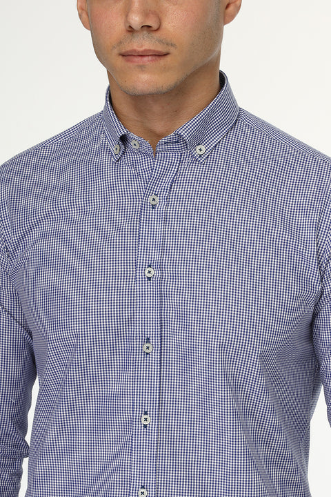 Slim Fit Shirt Dark Blue