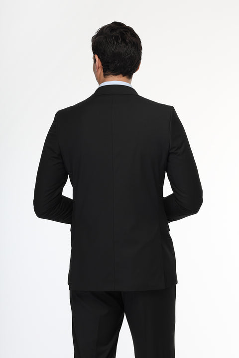 Slim Fit Suit Black