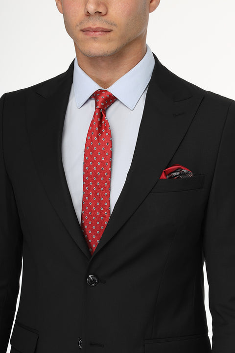 Slim Fit Suit Black