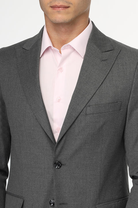 Slim Fit Suit Gray