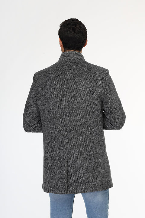 Regular Fit Coat Gray