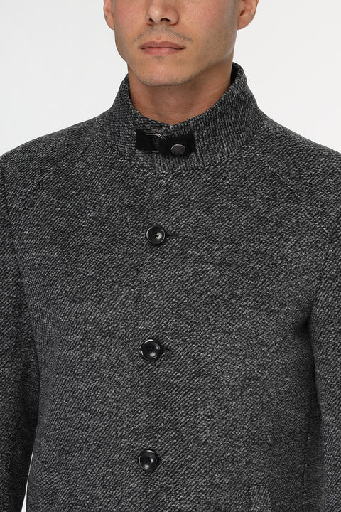 Regular Fit Coat Gray