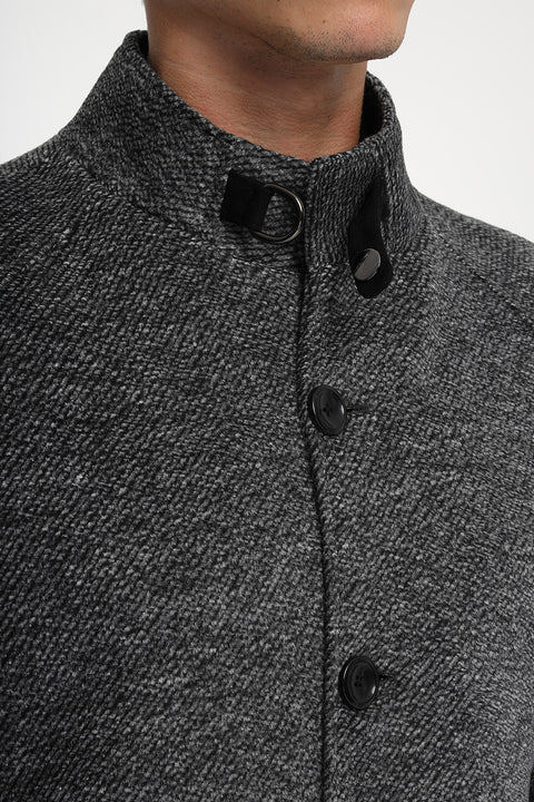 Regular Fit Coat Gray