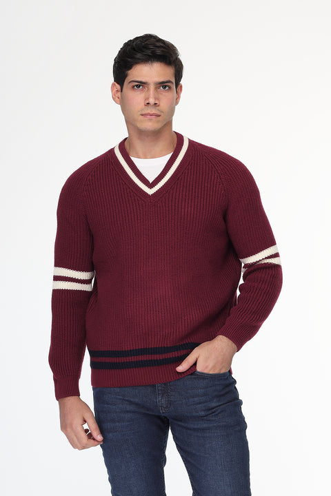 Regular Fit Pullover Maroon