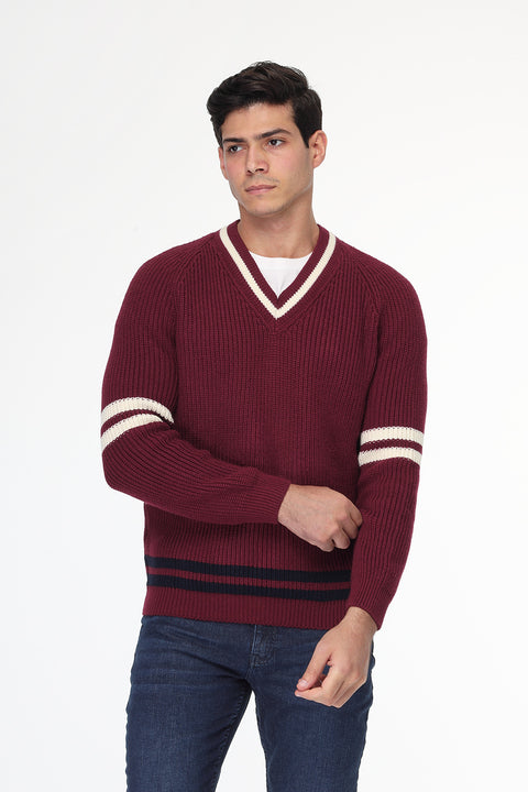 Regular Fit Pullover Maroon