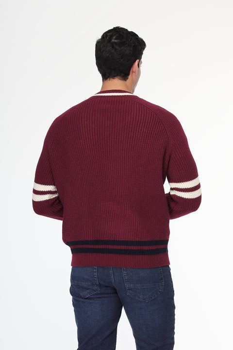 Regular Fit Pullover Maroon