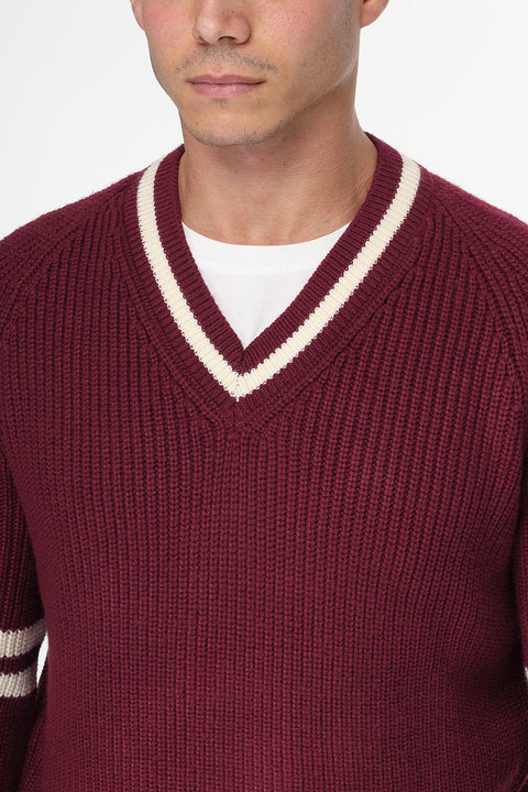 Regular Fit Pullover Maroon