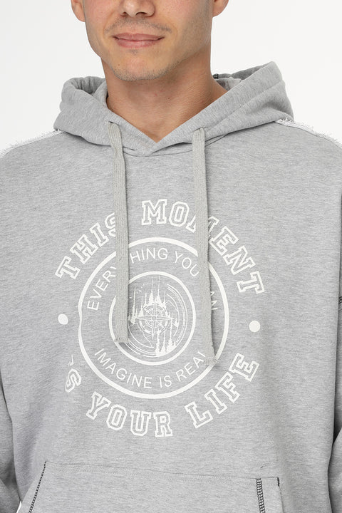 Over Size Sweat Shirt Gray