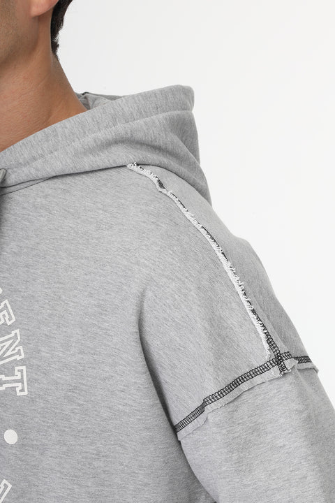 Over Size Sweat Shirt Gray