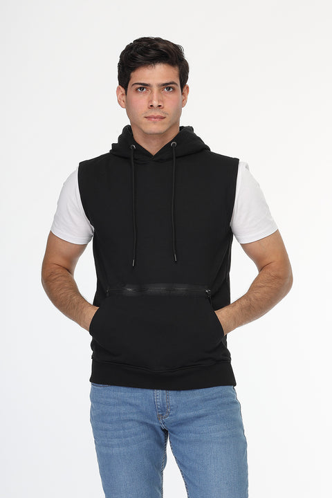 Regular Fit Vest Black