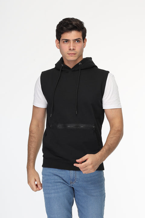 Regular Fit Vest Black