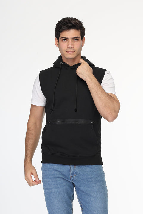Regular Fit Vest Black