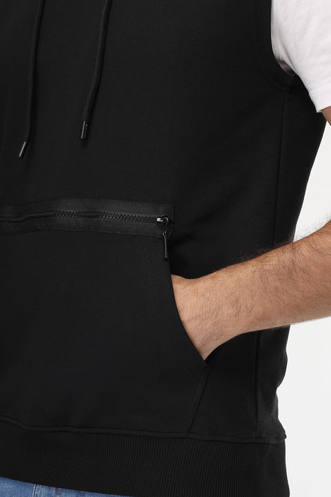 Regular Fit Vest Black
