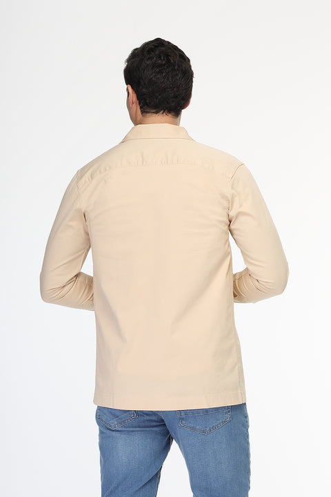 Regular Fit Shirt Chino Beige