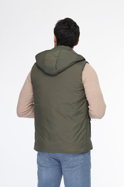 Regular Fit Vest Green
