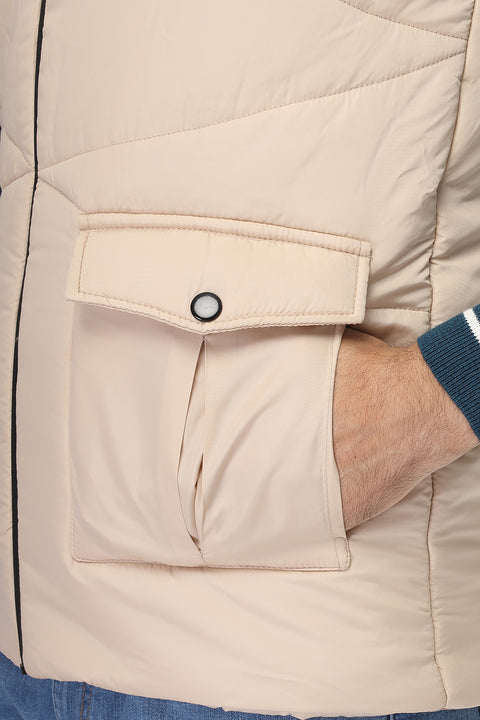 Regular Fit Vest Beige