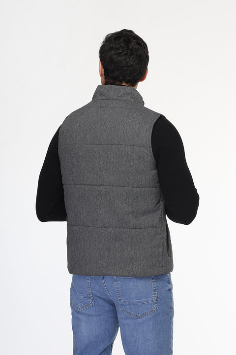 Regular Fit Vest Gray